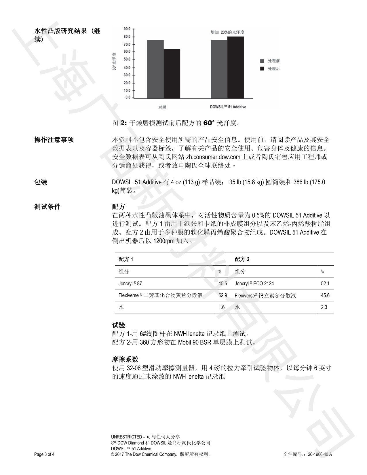 道康寧DC-51手感劑TDS